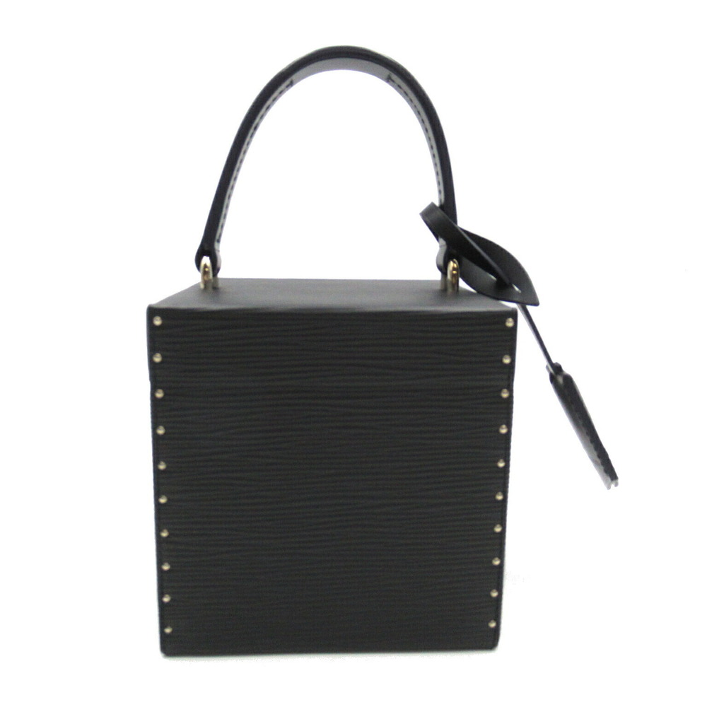 Louis Vuitton Bleecker Black 2way Box Bag Shoulder Leather Epi